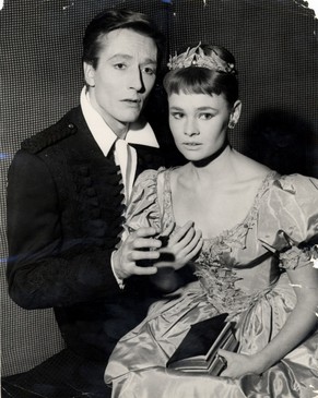 Als Hamlets Ophelia, um 1960.