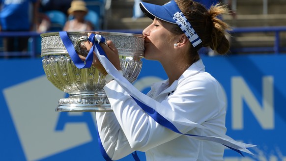 Belinda Bencic in Eastbourne: Der erste Turniersieg bei den «Grossen».