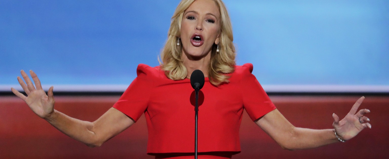 FILE - In this July 18, 2016 file photo, Pastor Paula White delivers the benediction at the close of the opening day of the Republican National Convention in Cleveland. White, now has a formal role in ...