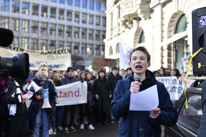 Jonas Kampus, Klimastreiker, Zürcher