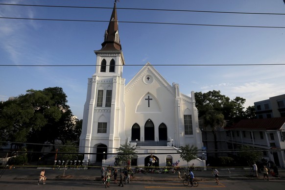 Beim Blutbad in der Kirchen in Charleston kamen neuen Menschen ums Leben.