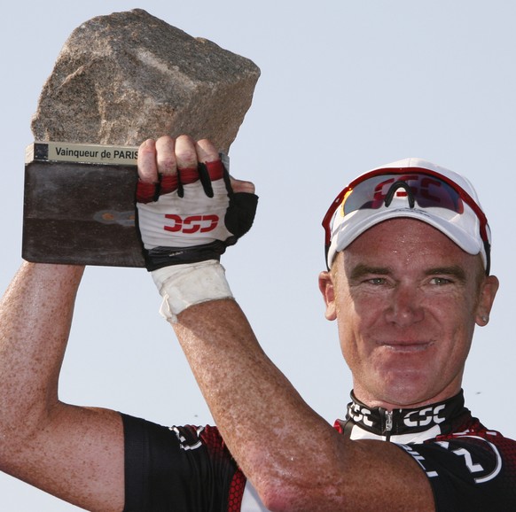 O'Grady als Sieger von Paris–Roubaix im Jahr 2007.