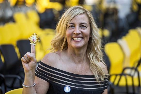 Swiss director Barbara Miller poses during a photocall for the film &quot;Female Pleasure&quot; during the 71st Locarno International Film Festival, Sunday, August 5, 2018, in Locarno, Switzerland. Th ...