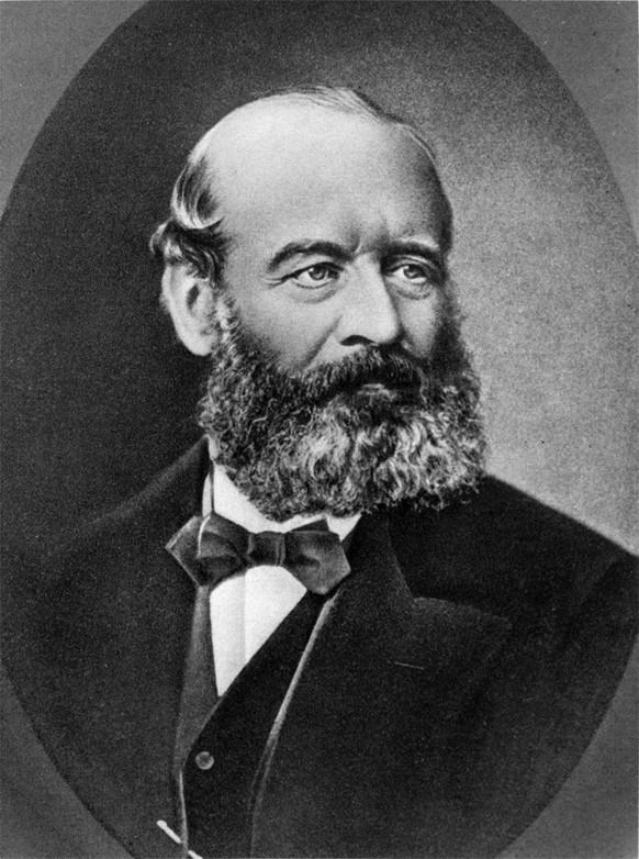 Mächtiger Bankier, Unternehmer und Politiker aus Zürich: Alfred Escher.