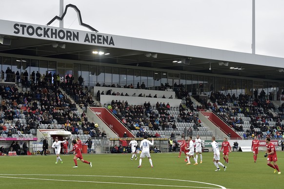 Super-League-Partien in der Stockhorn-Arena könnten bald der Vergangenheit angehören.