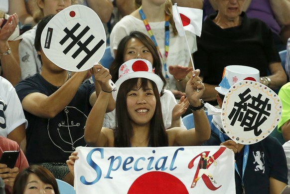 Nishikori-Fans bejubeln ihren «Special K».&nbsp;
