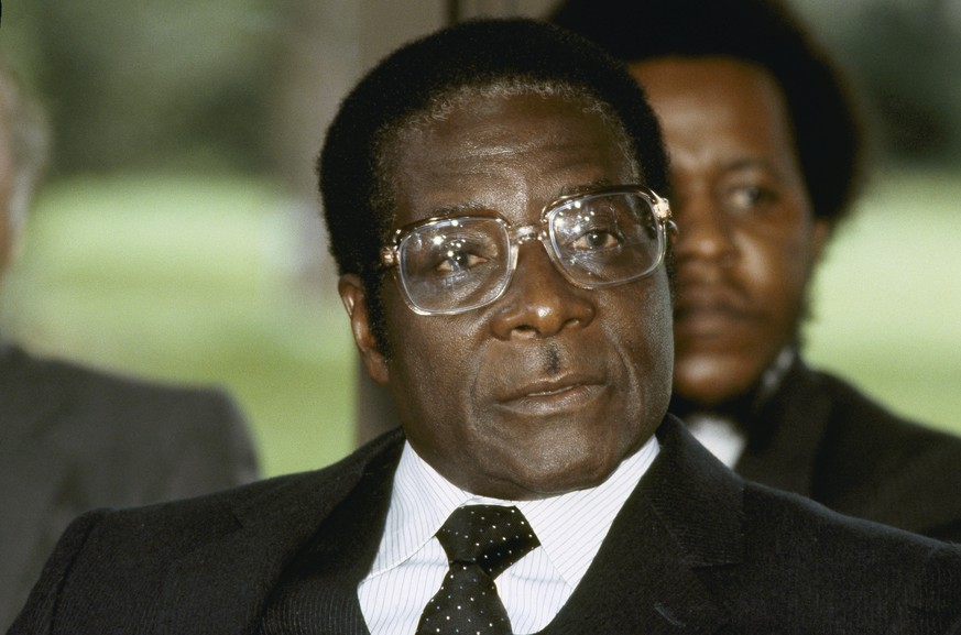 FILE - In this June 2, 1982 file photo Zimbabwe Prime Minister Robert Mugabe is seen in Bonn, West Germany. Mugabe seemed almost untouchable for much of his nearly four-decade rule. Shrewd and ruthles ...