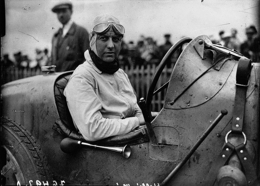 Hellé Nice au Grand Prix Bugatti de 1930.