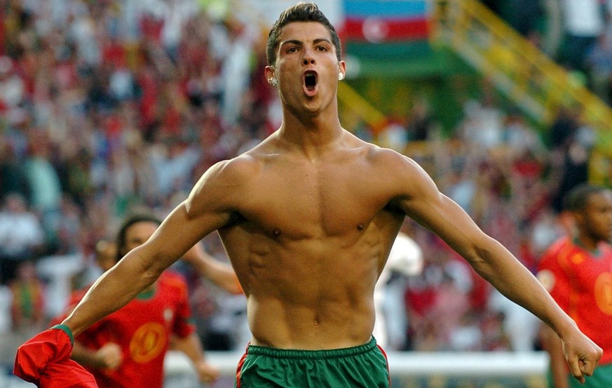 Seit dem Heimturnier 2004 bei Portugal dabei: Superstar Cristiano Ronaldo.