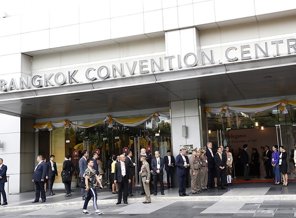 Im Kongresszentrum von Bangkok findet seit Mittwoch das Treffen der Aussenminister der Asean-Staaten statt.
