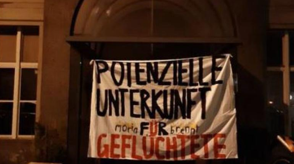 Die Hausbesetzeer wollen mit ihrer Aktion zeigen, dass es in St.Gallen Platz für Migranten gebe.