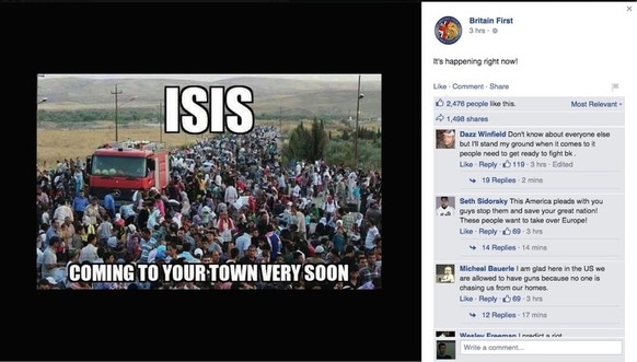 «ISIS, schon bald in deiner Stadt.»
