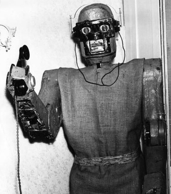 Telefonbeantwortender Roboter von 1964.