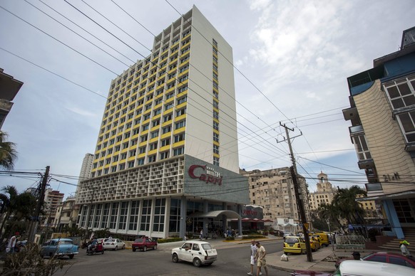 The Hotel Capri in Havana, Cuba, is photographed Tuesday, Sept. 12, 2017. New details about a string of mysterious “health attacks” on U.S. diplomats in Cuba indicate the incidents were narrowly confi ...