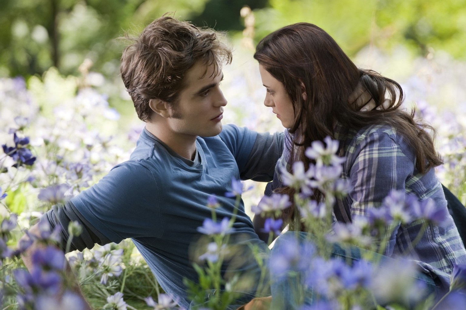 Eine Liebe wie im Film! Robert Pattinson und Kristen Stewart vor Jahren, im Central Park, äh, nein, natürlich in «Twilight»