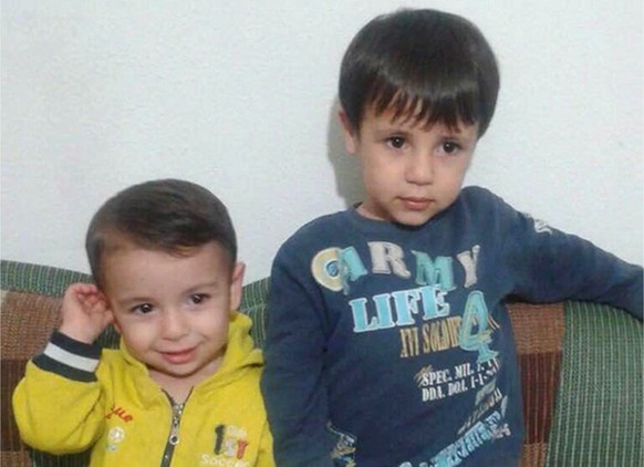 This handout photo courtesy of Tima Kurdi shows Alan Kurdi, left, and his brother Galib Kurdi. The body of 3-year-old Syrian Alan Kurdi was found on a Turkish beach after the small rubber boat he, his ...