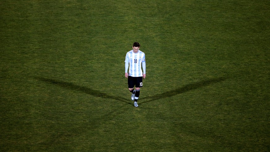 Mit Argentinien gescheitert: Lionel Messis Mission bleibt unerfüllt.&nbsp;