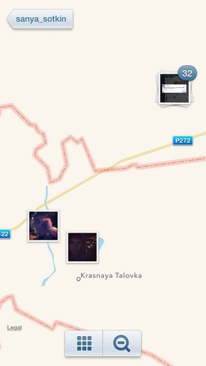 Der Soldat Sotkin ist gemäss Geodaten seiner Instagram-Bilder in der Ukraine.
