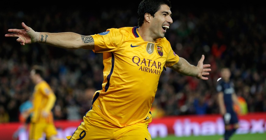 Luis Suarez ist der Matchwinner für den FC Barcelona.