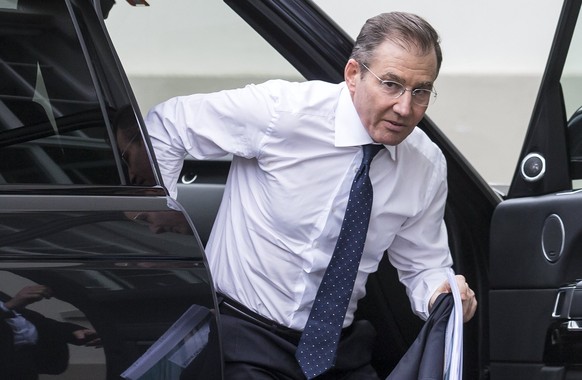 epa06706192 Ivan Glasenberg, CEO Glencore, arrives for the Glencore Annual Meeting in Zug, Switzerland, 02 May 2018, on the occasion of the Glencore annual meeting. Glencore is an Anglo–Swiss multinat ...