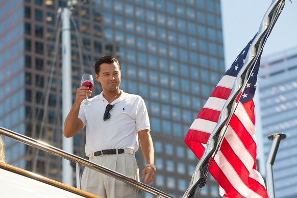 This image released by Paramount Pictures shows Leonardo DiCaprio as Jordan Belfort in &quot;The Wolf of Wall Street.&quot; (AP Photo/Paramount Pictures, Mary Cybulski)