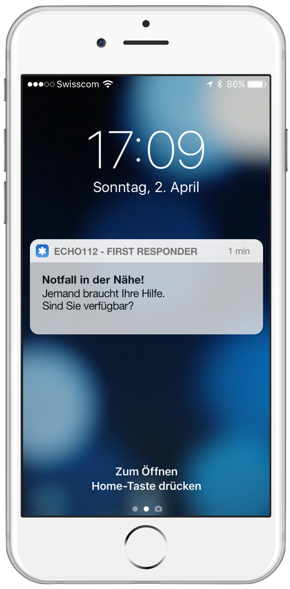 Echo112 – Schweizer App für Rettungshelfer