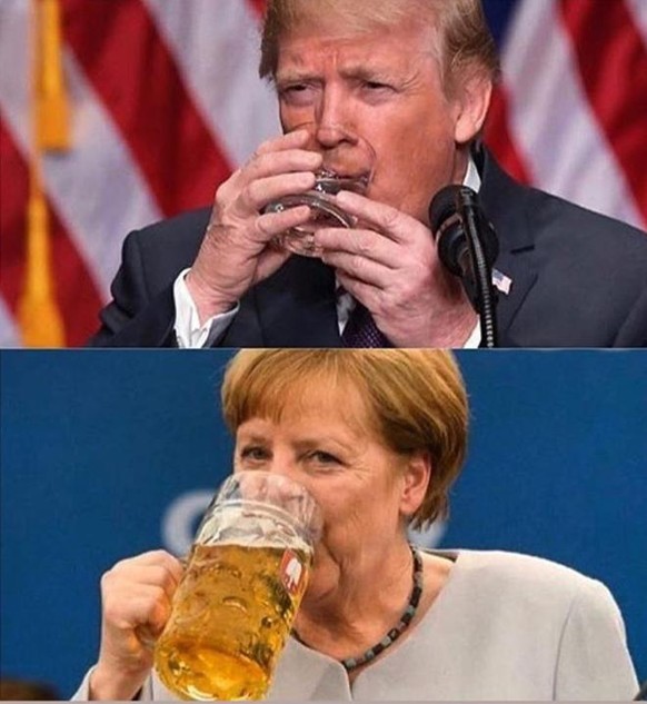 Merkel vs Trump