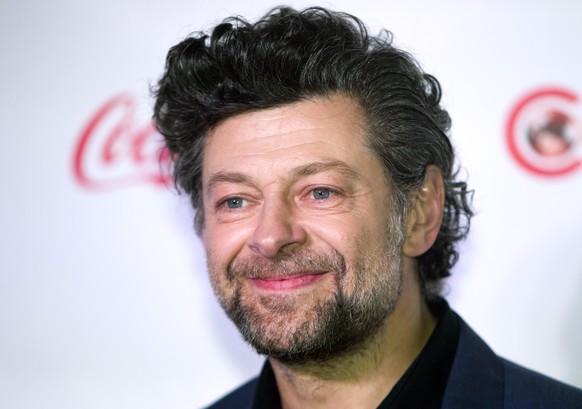 Actor Andy Serkis, winner of the CinemaCon Vanguard Award, arrives for the Big Screen Achievement Awards during CinemaCon, the official convention of the National Association of Theatre Owners, at Cae ...