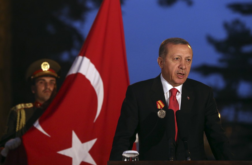 Türkischer Präsident Erdogan: «Muslimische Seeleute erreichten schon 1178 Amerika.»