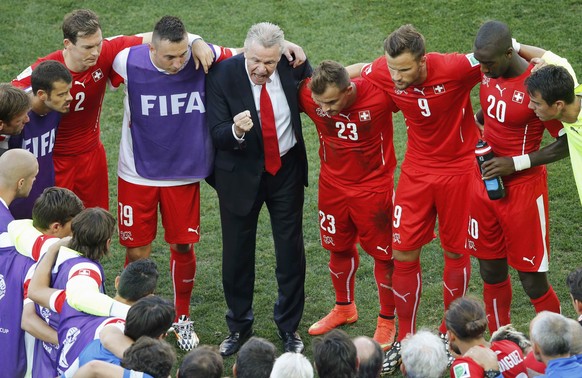 Ottmar Hitzfelds Mannschaft schnupperte im Achtelfinal der WM 2014 lange an einer Sensation gegen Argentinien.