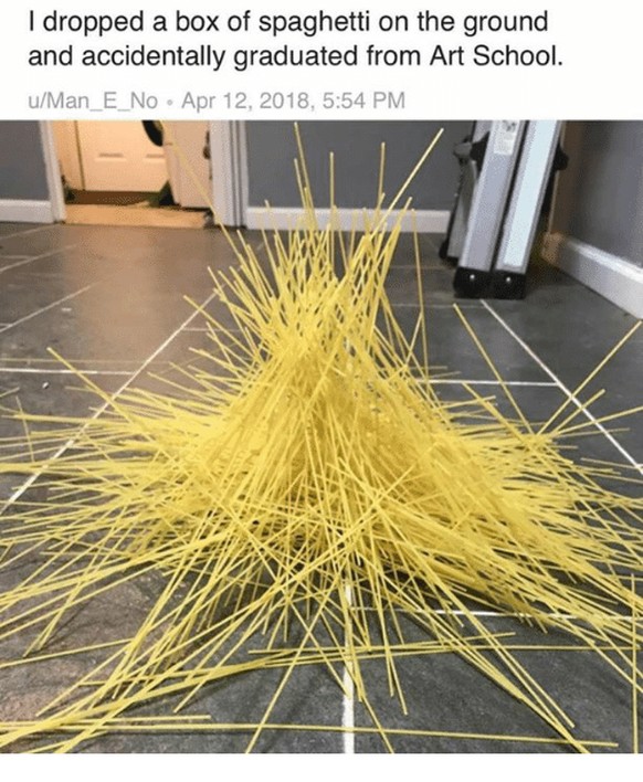 Spaghetti.
https://me.me/i/21438261