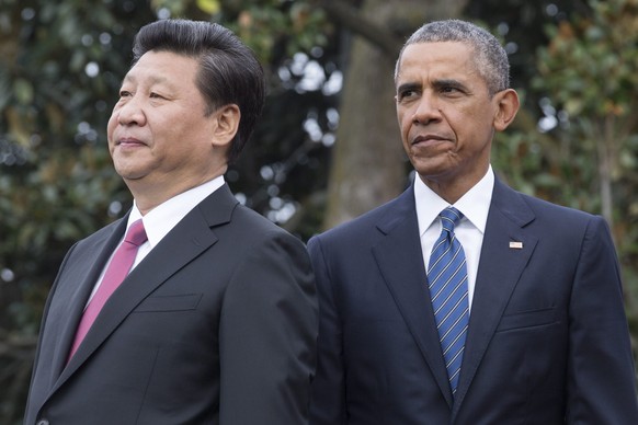 Ji Xinping: Ein Bild von einem Mann. Da kann Niceguy Barack Obama nur mürrisch dreinschauen.