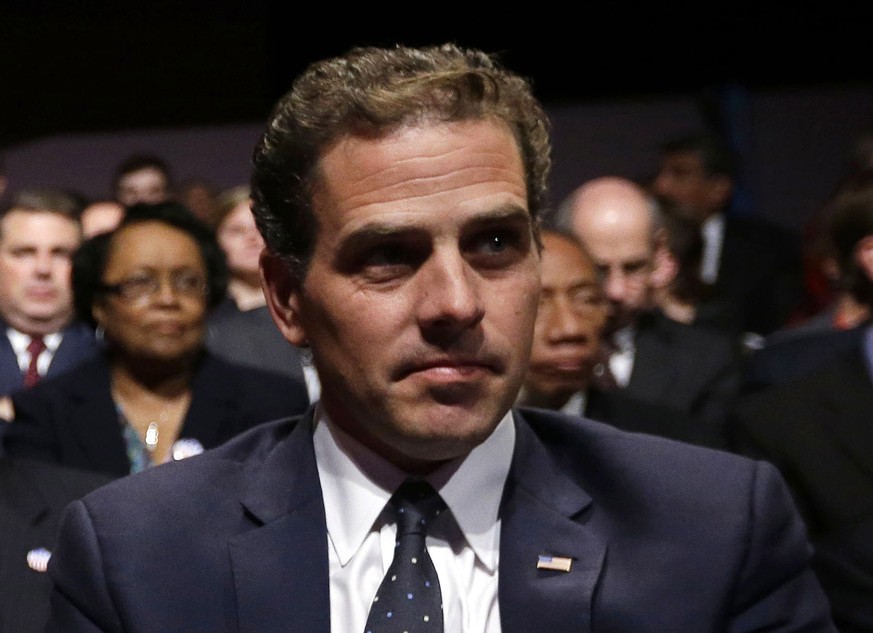 FILE - In this Oct. 11, 2012, file photo, Hunter Biden waits for the start of the his father&#039;s, Vice President Joe Biden&#039;s, debate at Centre College in Danville, Ky. In 2014, then-Vice Presi ...