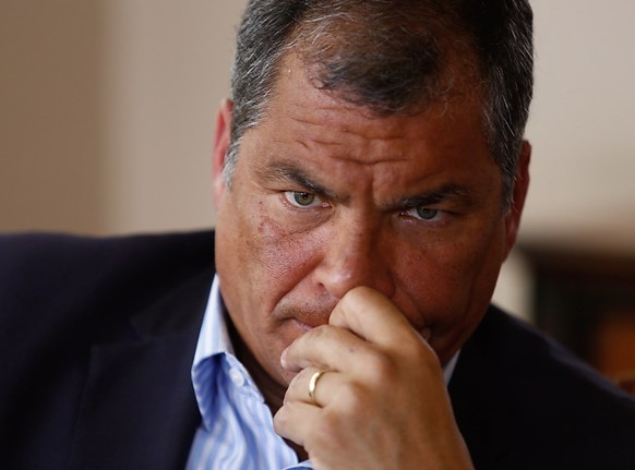 Der ehemalige Präsident Ecuadors, Rafael Correa, muss sich vor Gericht wegen Korruption verantworten. (Archivbild)