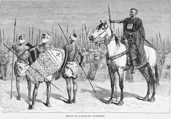 Kanem Bornou: Ein ehemaliges Reich, dessen Zentrum seit dem vorchristlichen Jahrhundert östlich des Tschadsees lag.