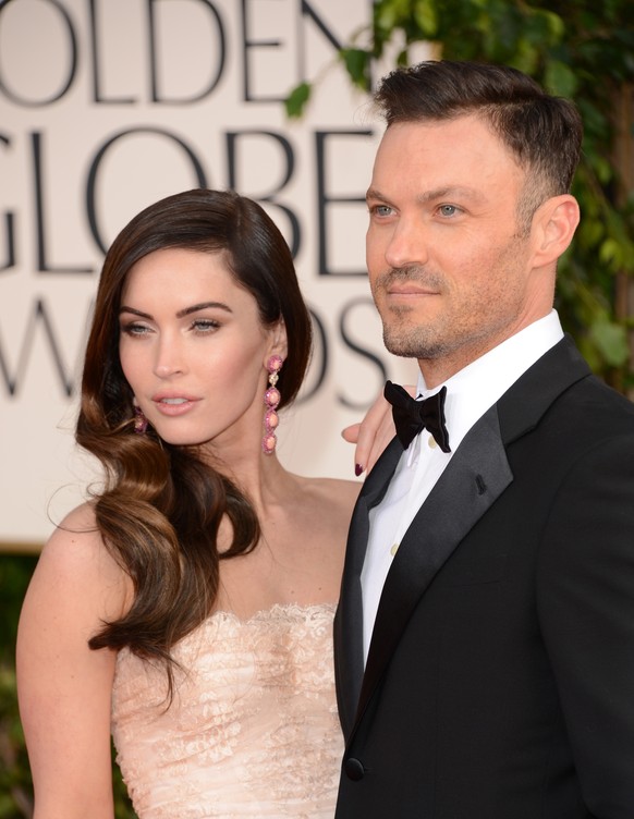 FILE AUGUST 21: It was reported August 21, 2015 that Megan Fox has filed for divorce from Brian Austin Green. BEVERLY HILLS, CA - JANUARY 13: Actors Megan Fox (L) and Brian Austin Green arrive at the  ...