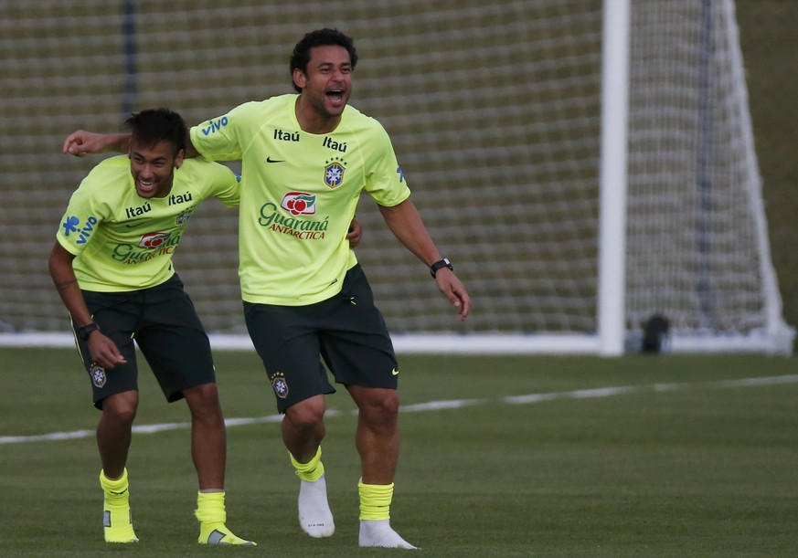 Neymar und Fred: Lacht hier der Torschützenkönig der WM?