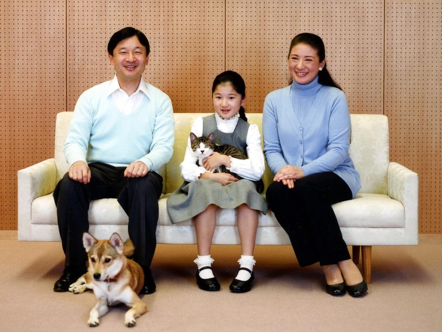 JAPAN - DECEMBER 02: Japanese Royal Photo Session In Tokyo, Japan On December 02, 2010 - In this photo taken on Thursday, December 2, 2010 and released by the Imperial Household Agency of Japan, Crown ...