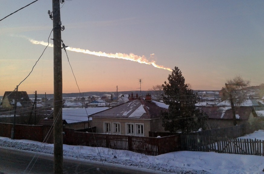 Der Meteor von Tscheljabinsk verursachte grössere Schäden.