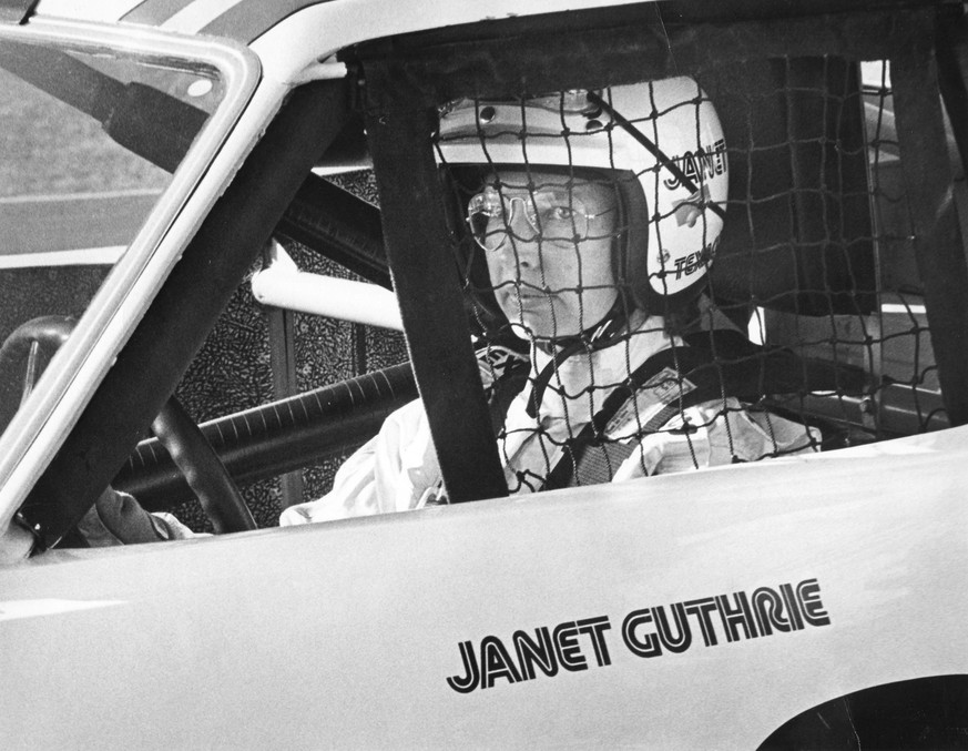 DAYTONA BEACH, FL - FEBRUARY 17, 1980: Janet Guthrie&#039;s second and final appearance in the Daytona 500 came in 1980 when she finished 11th in the Rod Osterlund Chevrolet. She was later in the year ...