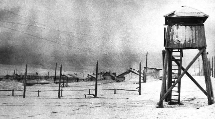 Gulag Workuta auf einem Foto aus den 30er Jahren. Workuta liegt 120 km südlich des Polarkreises.
