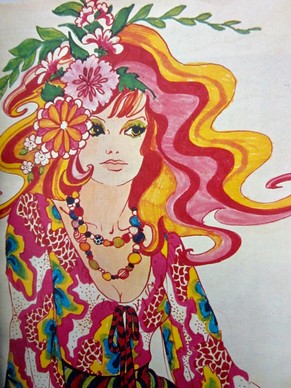Hippie-Poster fürs hippe Heim von 1969.