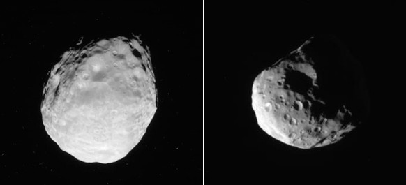 Mondpaar: Janus (l.) und Epimetheus.
