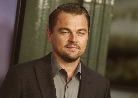 FILE - This June 5, 2019 file photo shows Leonardo DiCaprio at the premiere of &quot;Ice on Fire&quot; in Los Angeles. DiCaprio is joining with billionaire investors and philanthropists Laurene Powell ...