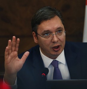 Regierungschef Aleksandar Vucic.