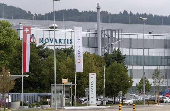 Ein Produktionswerk von Novartis in Stein, am Montag, 3. September 2018. (KEYSTONE/Georgios Kefalas)