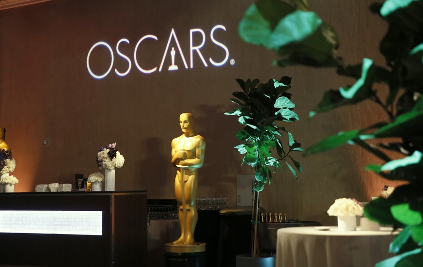 The Oscar statue appears the 91st Academy Awards Nominees Luncheon at The Beverly Hilton Hotel on Monday, Feb. 4, 2019, in Beverly Hills, Calif. (Photo by Danny Moloshok/Invision/AP)
