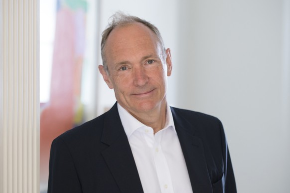 This undated photo provided by the World Wide Web Foundation shows Tim Berners-Lee. When the web turned 29 years old last month, Berners-Lee shared some of his concerns in an annual letter that he wri ...
