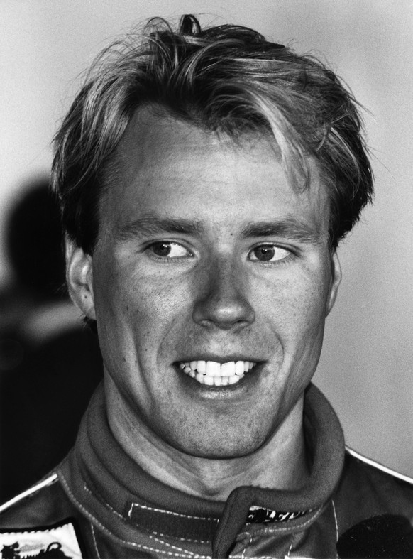 Portrait-Aufnahme des finnischen Formel-1-Fahrers J.J. Lehto vom Team Sauber, aufgenommen im Maerz 1993 bei Saubers Premiere in der Formel 1. (KEYSTONE/Jimmy Froidevaux) === ===
