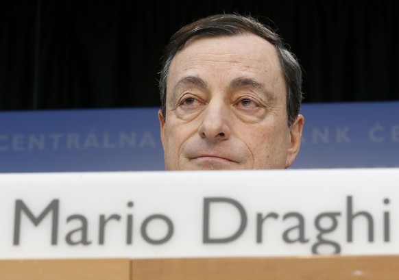 Mario Draghi. Alle Augen sind auf ihn gerichtet.&nbsp;